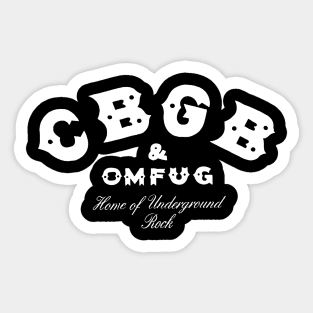 CBGB Sticker